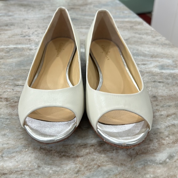 Cole Haan NikeAir Womens Astoria Peep Tor Ballet Flats Sz 8.5 - Picture 3 of 7